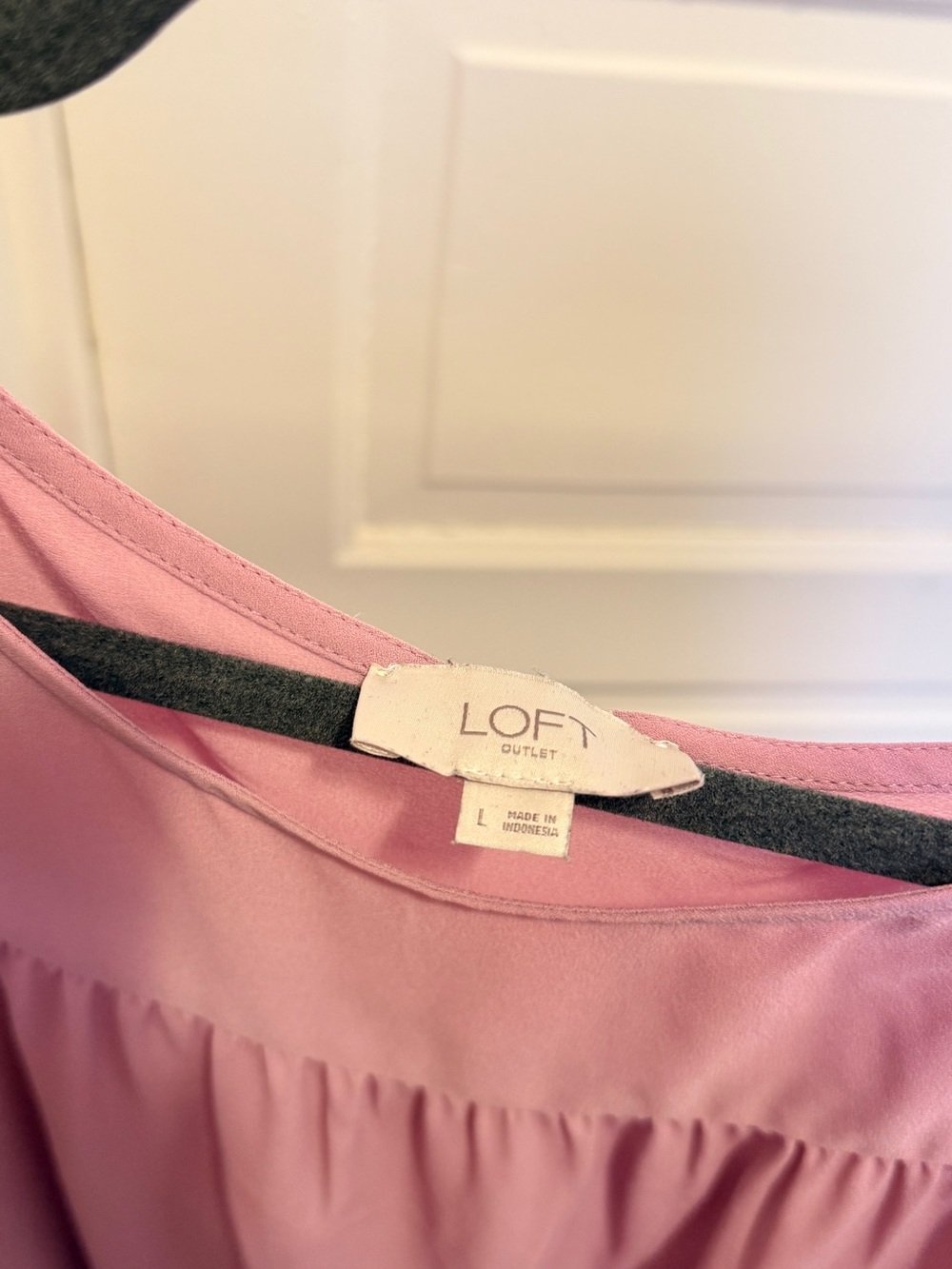 LOFT Lavender Long-Sleeve Peasant Top - Women Tops - Picture 3 of 5